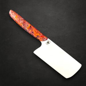 4" Stainless Mini Nakiri - Resin