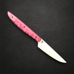 3" Stainless Paring Knife - Curly Maple