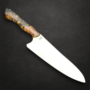 7" Stainless Santoku - Box Elder